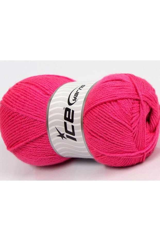 Lot of 4 X 100Gr Skeins Ice Yarns Classic Dk Hand Knitting Yarn Candy Pink