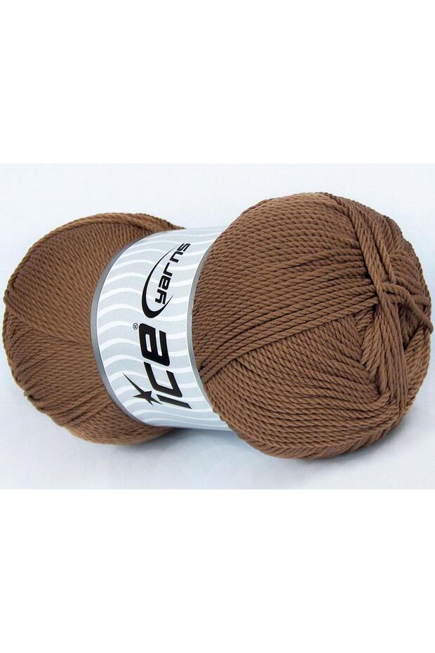 Lot of 4 X 100Gr Skeins Ice Yarns Twister Dk Hand Knitting Yarn Camel