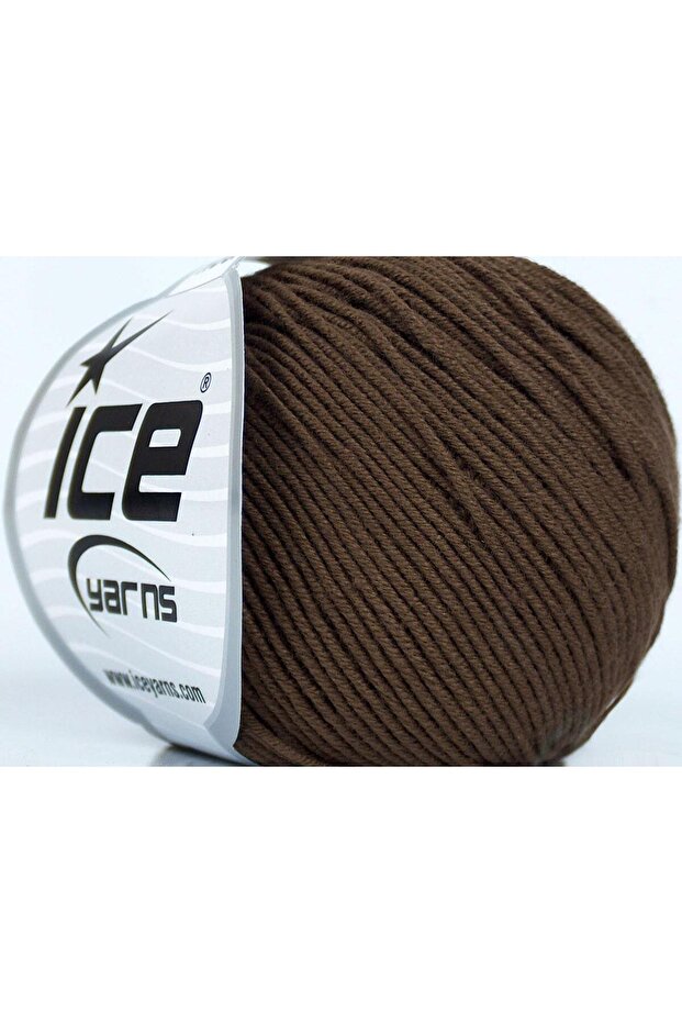 8X50Gr. Adel Cotton, Acrylic Brown Baby, Summer Yarns, Cotton