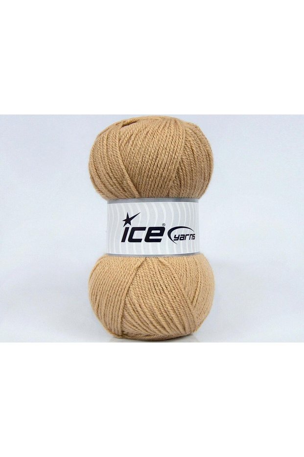 Lot of 4 X 100Gr Skeins Ice Yarns Gonca Hand Knitting Yarn Beige