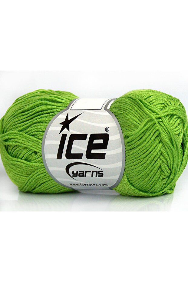 6X50Gr. Cecilia Cotton Mercerized Cotton Summer Yarns, Cotton, 100% Cotton