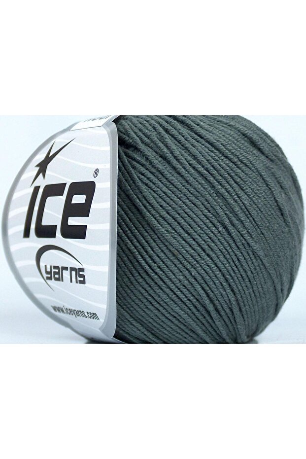 8X50Gr. Adel Cotton, Acrylic Grey Baby, Summer Yarns, Cotton