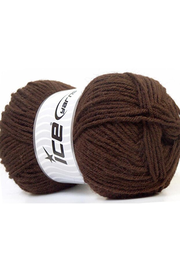 4X100Gr. Zerda Alpaca Alpaca, Dralon Dark Brown Luxury, Alpaca, Winter, Worsted