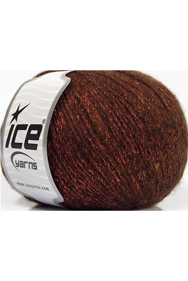8X50Gr. Night Star Viscose, Wool, Acrylic, Metallic Glitter Copper Metallic Glitter, Winter, Wool, Viscose, Zin