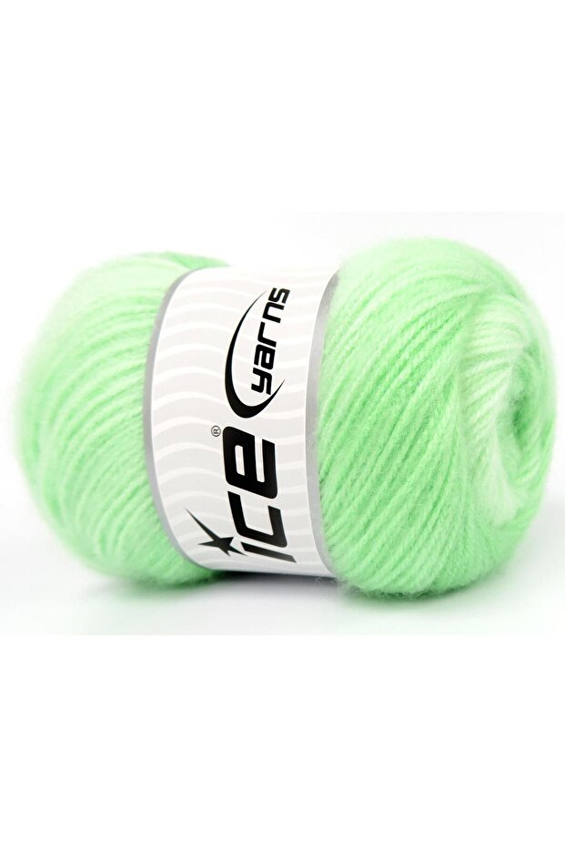 (4 Pcs the 100g.) Shaggy Acrylic 4 Pack Green Shades Winter,