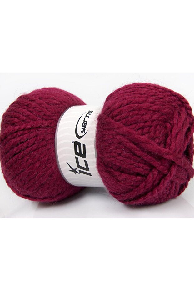 2X150Gr. Alpine Alpaca Wool, Alpaca, Acrylic Burgundy Luxury, Alpaca, Winter, Very Thick