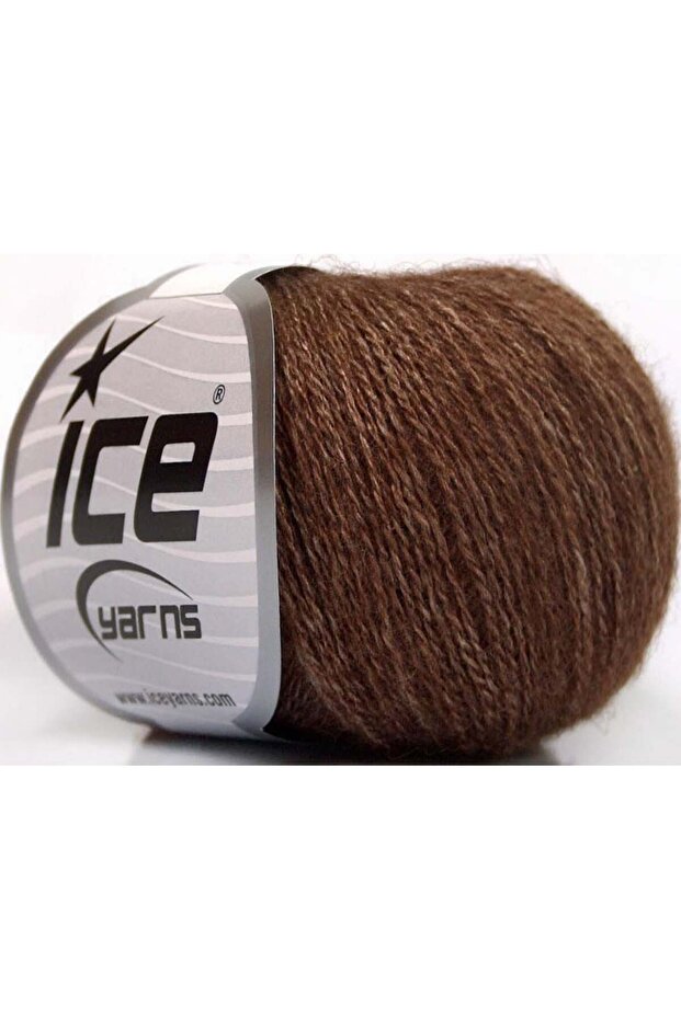 6X25Gr. Silk Merino Silk, Merino Wool Brown Luxury, Merino, Silk, Winter, Very Thin