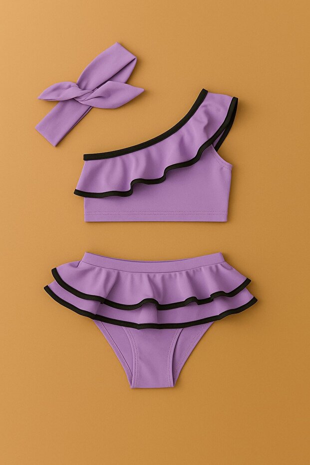 Girls' Bikini Set Special Design I Quick Dry I Flexible I Both Stylish and Comfortable I Suitable for Children's Skin