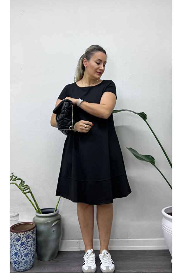 Kısa çelik örme elbise - 1