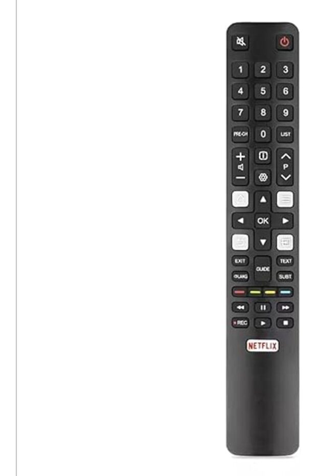 Universal Remote Control for TCL QLED Android TV, RC802N Model, Black - 1