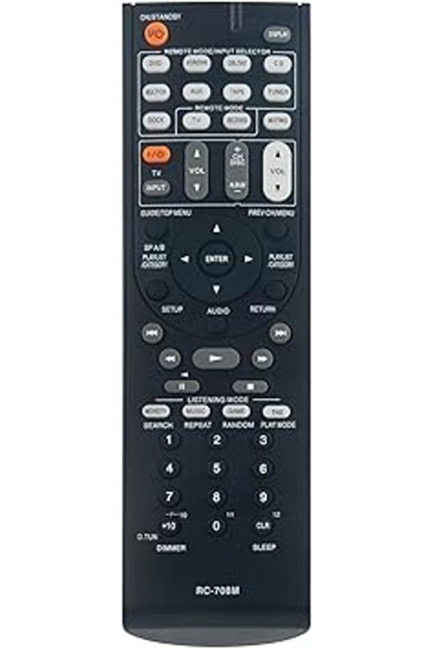 RC-708M Remote for Onkyo AV Receiver HT-R960, HT-S9100THX, HTR960, HTS9100THXB & More