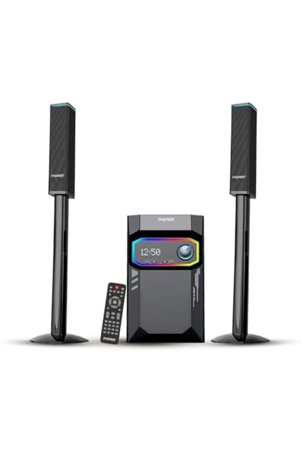 Wireless Home Theater Soundbar System - Bluetooth, USB Connectivity, Subwoofer & Remote Control - 1