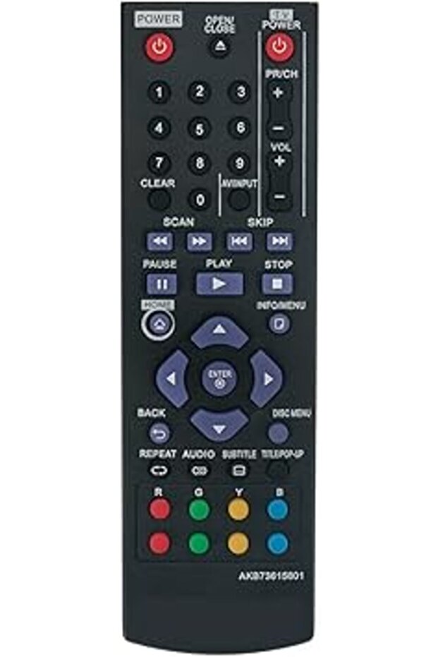 AKB73615801 Remote for LG Blu-Ray DVD Player BP200 BP220 BP325 BP125N BP335WN BP320