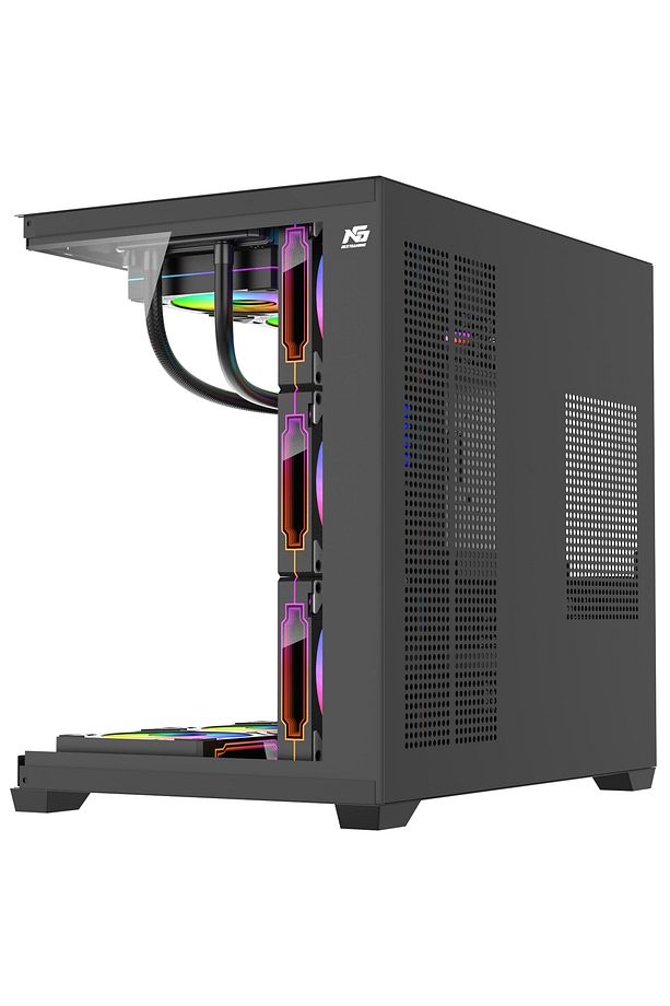 Alpha Elite 7x ARGB Fan Kumanda ve Kontrolcü ATX Boş Bilgisayar Kasası Siyah - 5