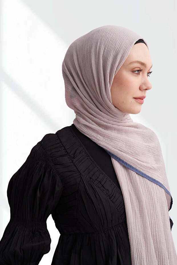 Müslin Biyeli Şal Duman - 3