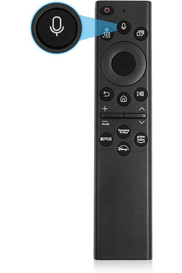Voice Remote for Samsung Smart TV 2018–2022 – BN59-01385A/B, QLED 4K/8K (No Solar)