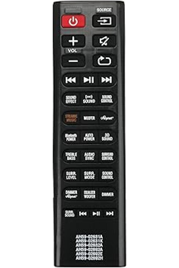 Remote Control for Samsung Soundbar AH59-02631A/K/32A/92A/92E/92H