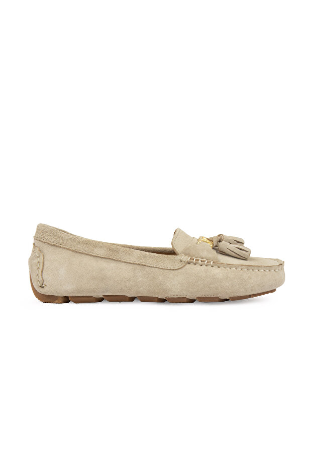 Genuine Suede Women's Loafer Shoes 700908