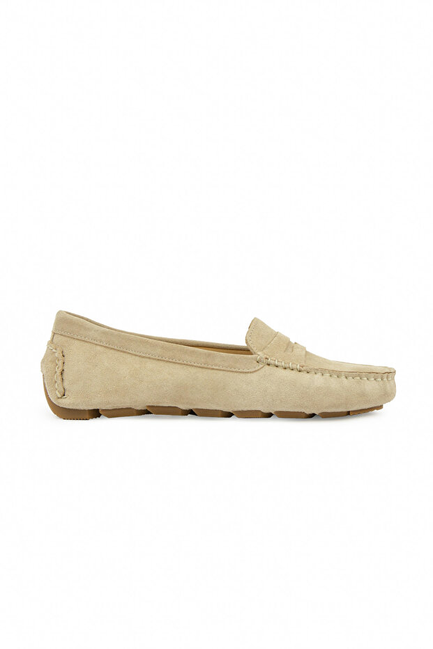 Genuine Suede Women's Loafer Shoes 700907