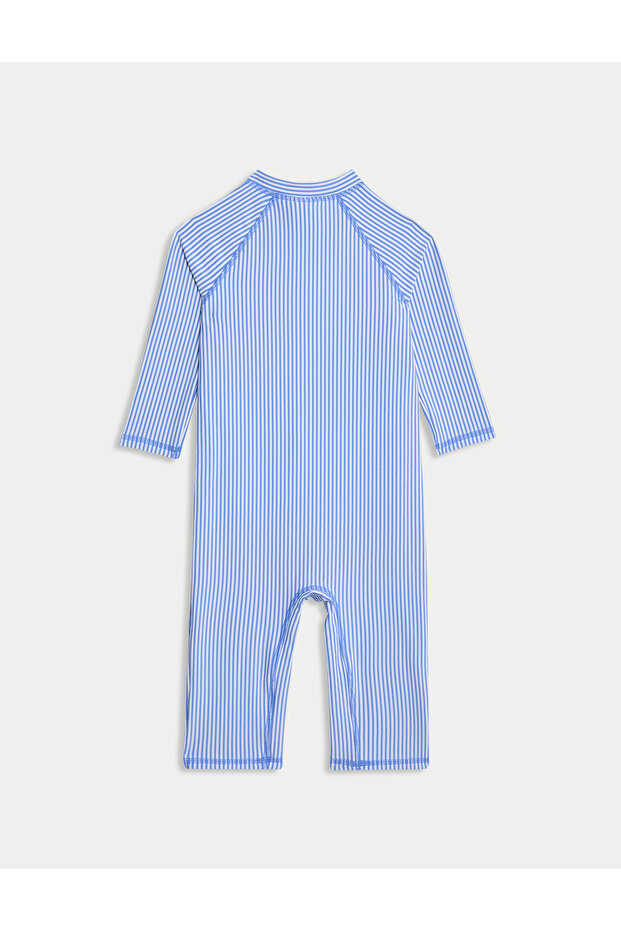 Çizgili Tek Parça Mayo (2-8 Yaş) - 3