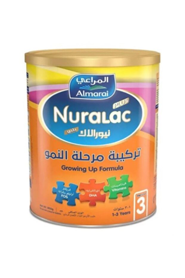 نيورالاك بلص حليب 3 داعم للنمو 900 جم Nuralac Plus 3 Milk - Growing Up 900 gm