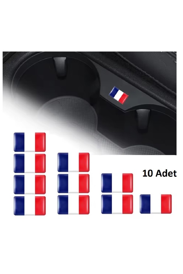 France Design Drop Sticker Designed for Renault Peugeot Citroen Steering Wheel Rim Gear Shift 18X11M