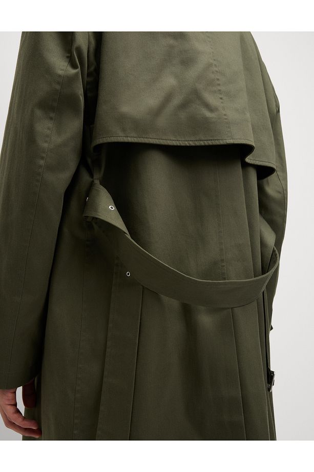 Pamuklu Relaxed Fit Trençkot - 4