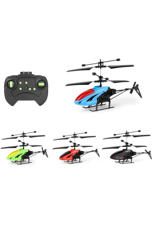 Remote Control Flying Helicopter with Unbreakable Blades Infrared Sensors - 2