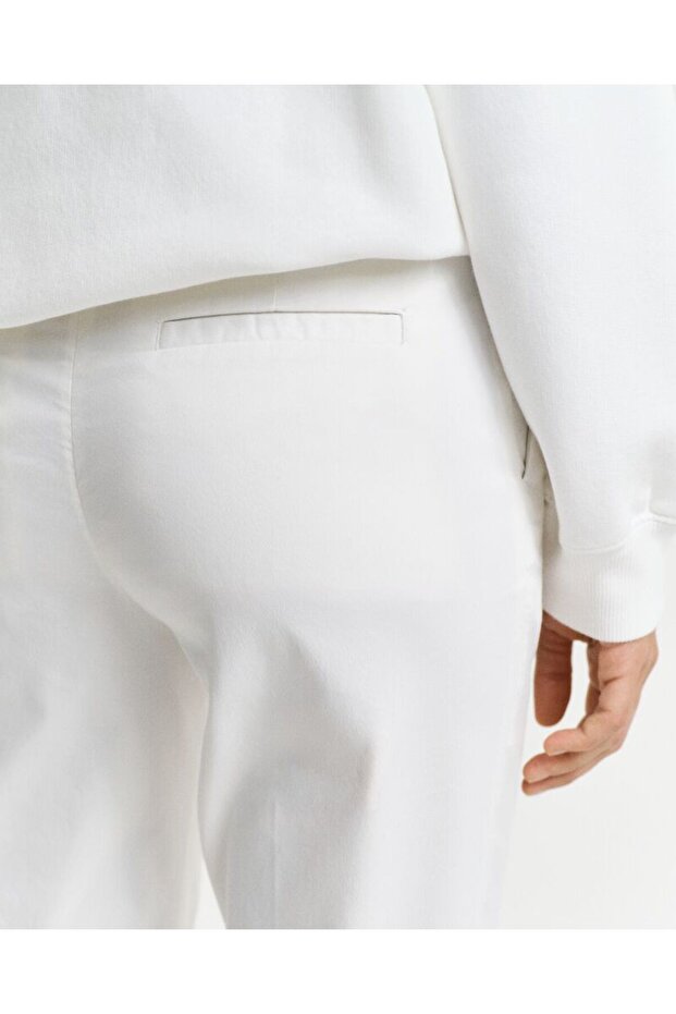 Slim Fit Cigarette Slacks - 3