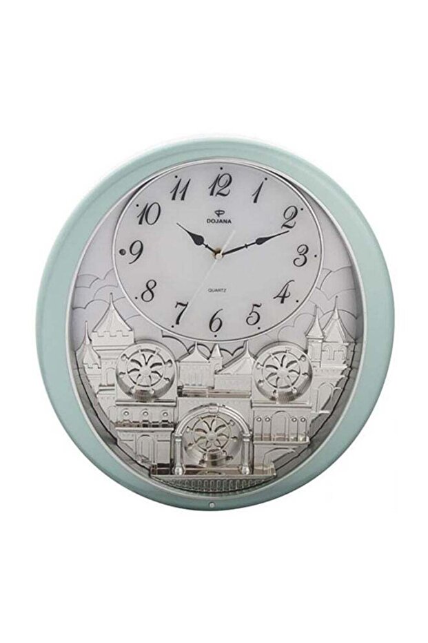 ساعة حائط بلاستيكية 7 سم - 1
