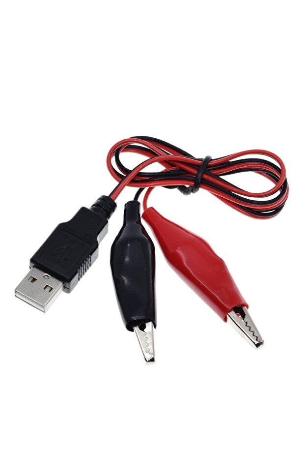 Clips tip Crocodil, conector USB tip Tata - 1