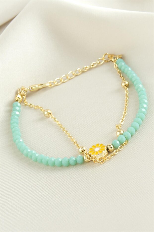 Daisy Chain Crystal Bracelet Ilkel-Bjt940