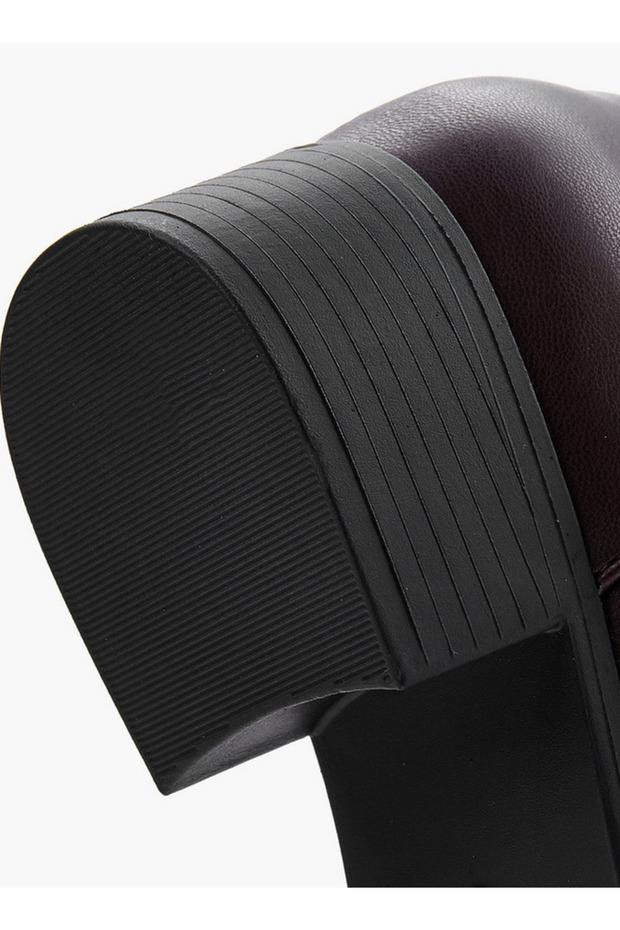 حذاء صلب للكاحل مع سحاب للإغلاق - 5