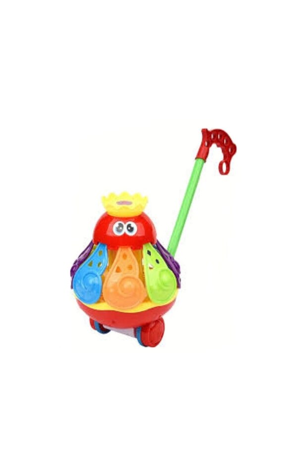 Push Toy, Rooster, Sound, Multicolor - 4