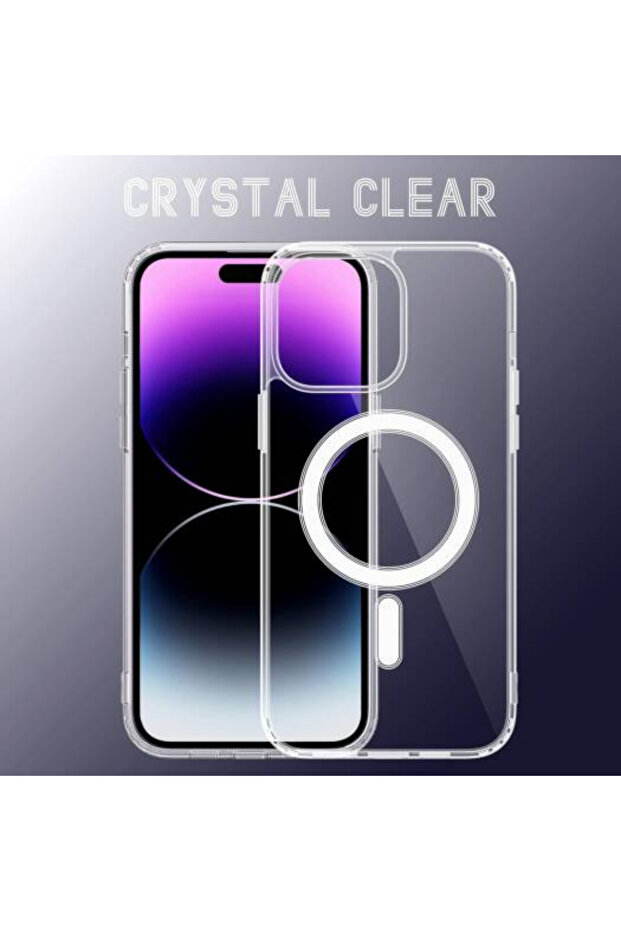 Protective Transparent Case with Wireless Charging for iPhone 15 Pro - 7