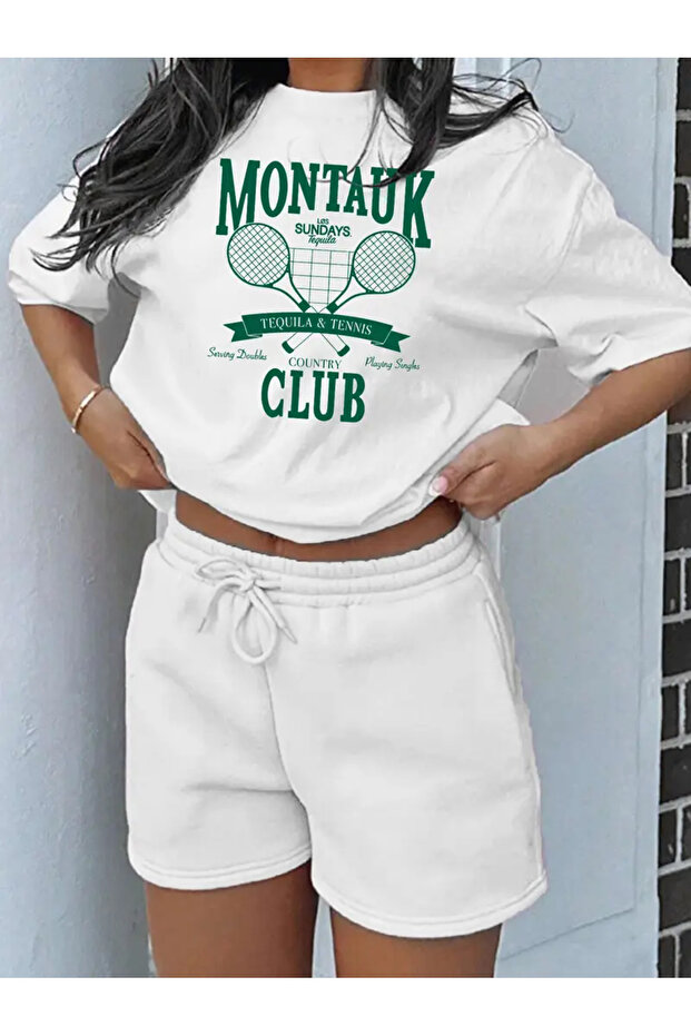 Premium Oversized Fit Short-Sleeve Printed T-Shirt