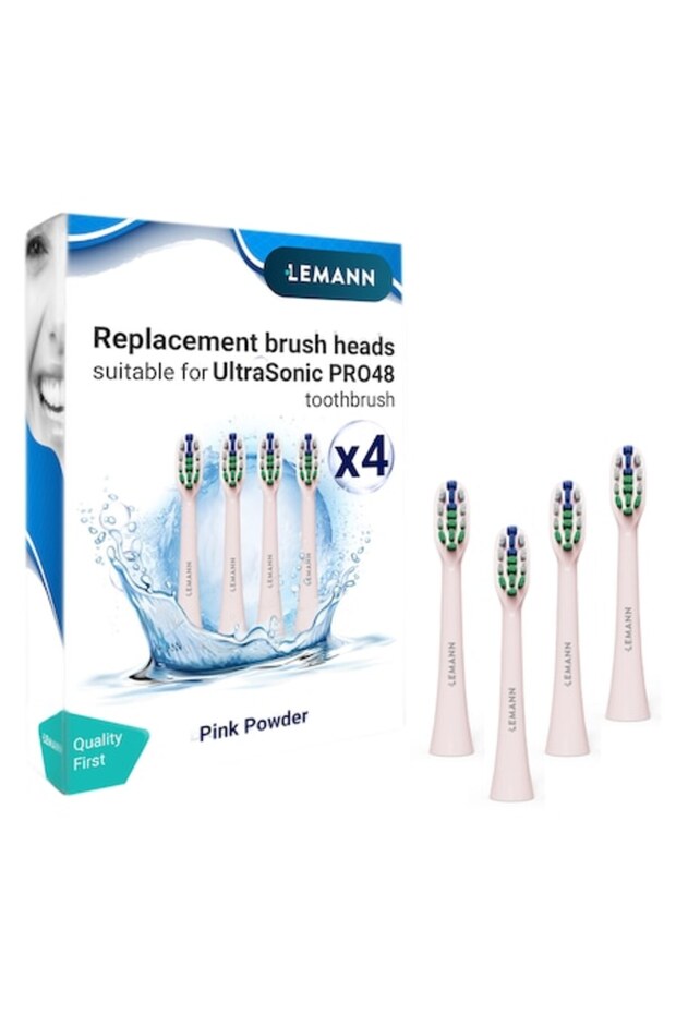 PRO48 brush head replacements - Pink Powder - 1