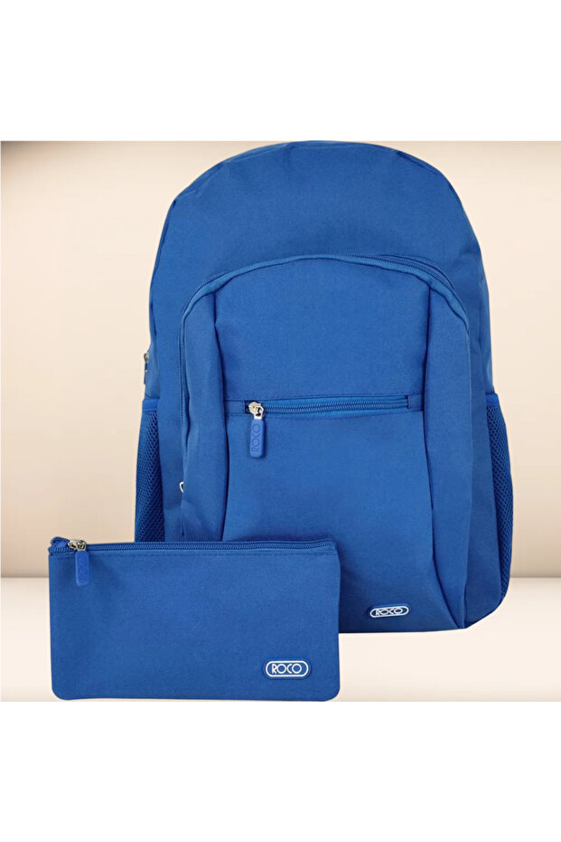 حقيبة ظهر كلاسيكية أساسية مع ملحق - 1