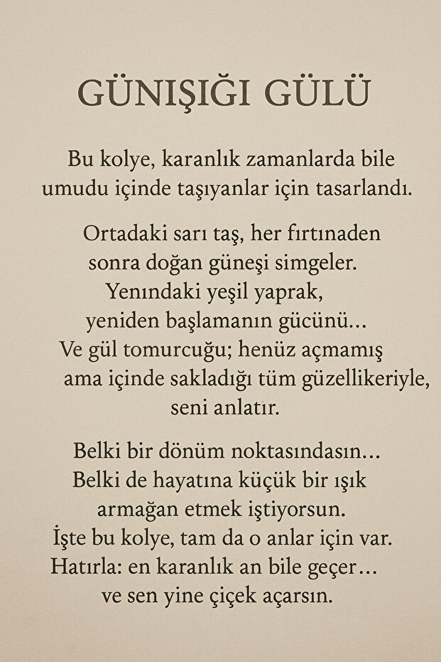 قلادة وردة ضوء النهار - 4