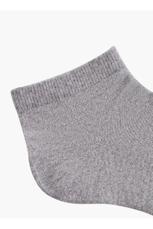 Solid Ankle Length Socks - Set of 5 - 5