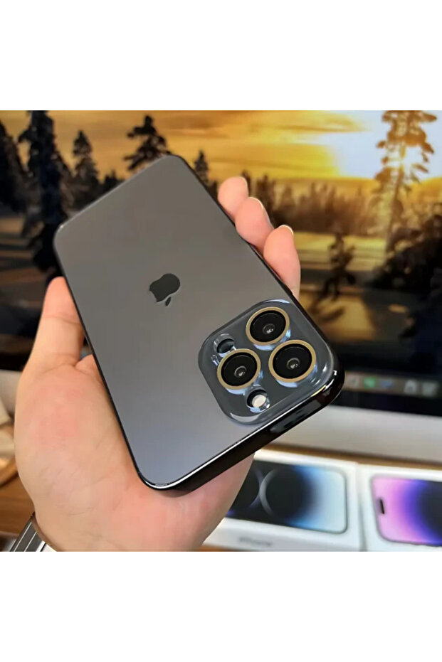 Black Polyurethane Case for iPhone 14 - 5