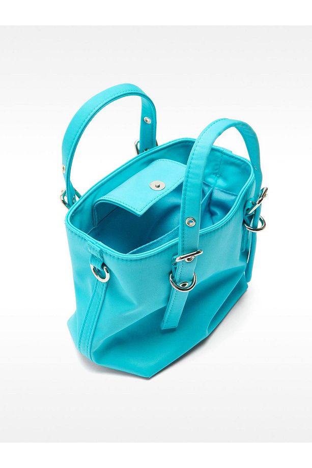 Teknik Kumaş Tote Çanta - 5