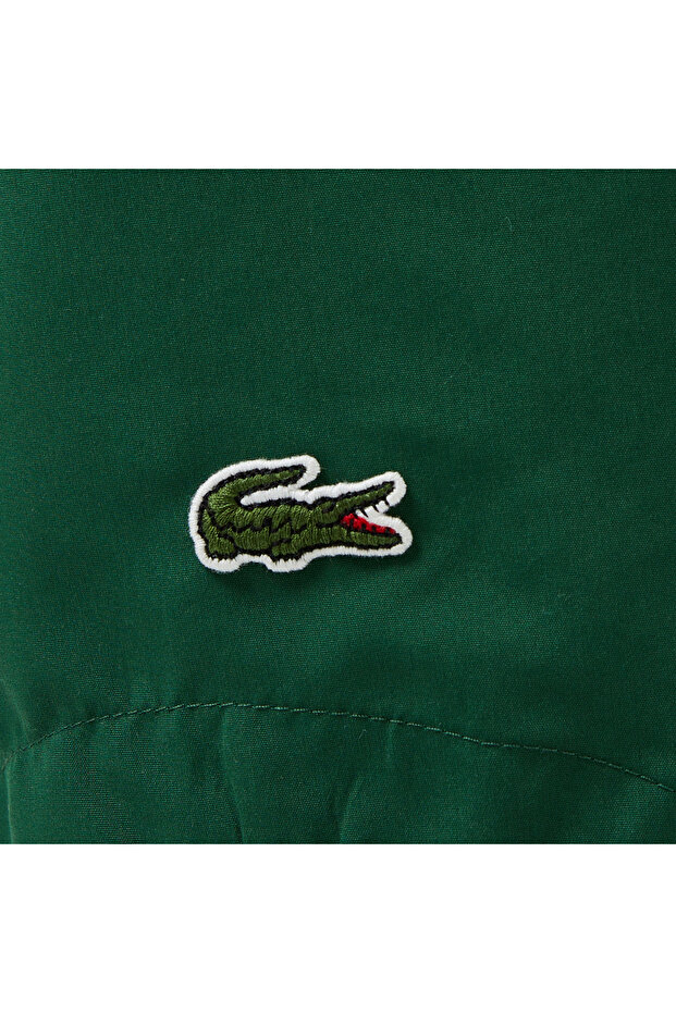 Erkek Regular Fit Baskılı Yeşil Deniz Şortu - 6