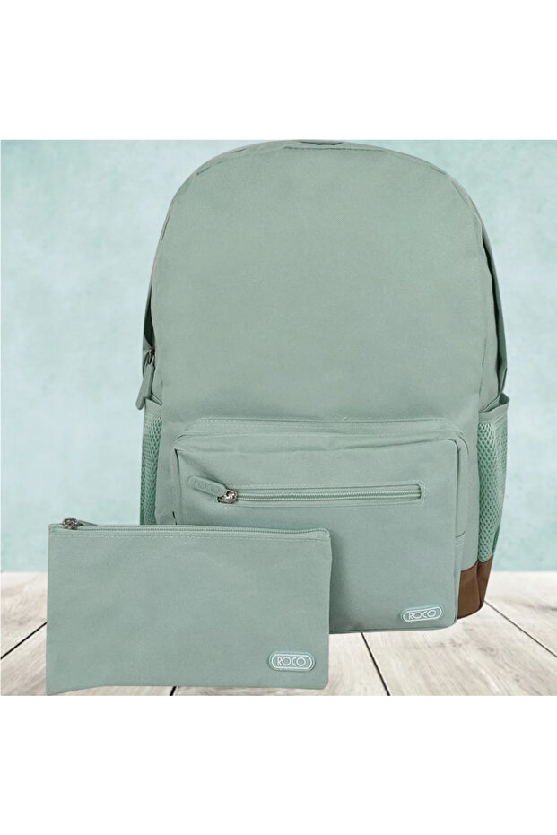 Basic Classic Backpack with Accessory - 1