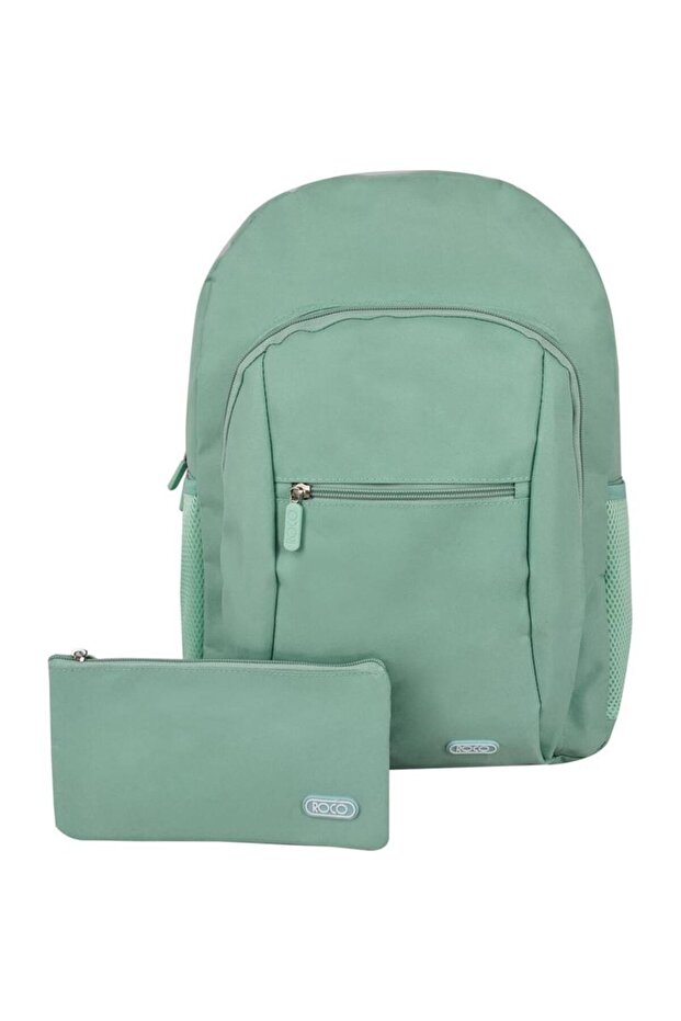 Basic Classic Backpack with Accessory - 2