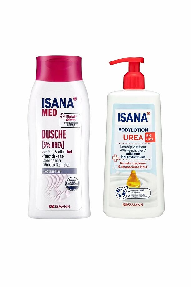 Med Duş Jeli %5 Üre Nemlendirici 250 ml + Vücut Losyonu %5 Üre 300 ml - 1