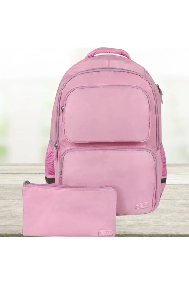 Basic Classic Backpack with Accessory - 1