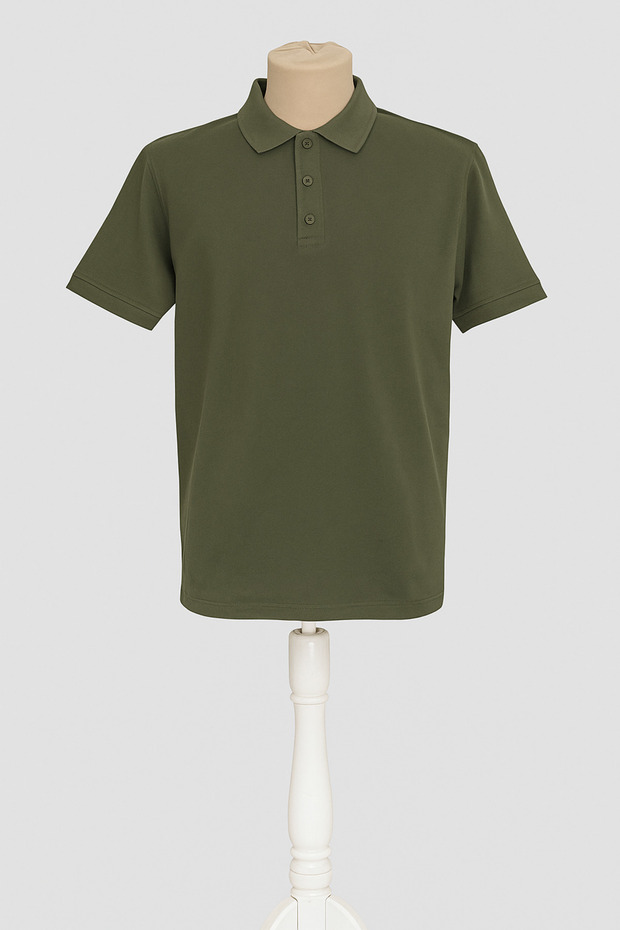 Erkek Regular Fit Polo Yaka Taş Basic Tişört