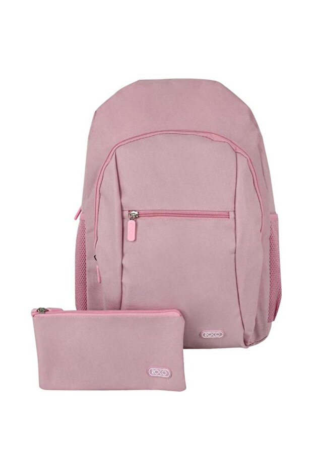 Basic Classic Backpack with Accessory - 2