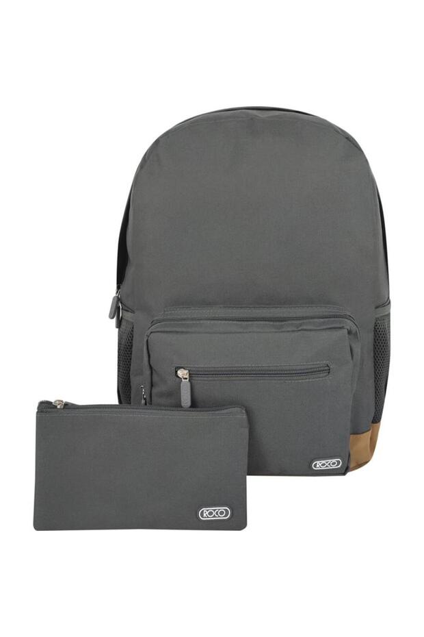 Basic Classic Backpack with Accessory - 2